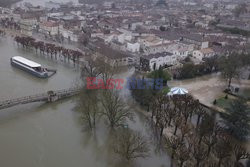 Flood episode of the Charente in Saintes