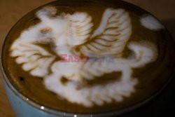 Barista turn coffee brewing into art