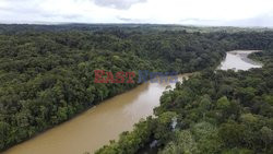 Colombia: Embera Dobida indigenous daily life at the jungle in Choco department