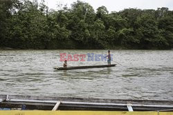 Colombia: Embera Dobida indigenous daily life at the jungle in Choco department
