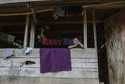 Colombia: Embera Dobida indigenous daily life at the jungle in Choco department