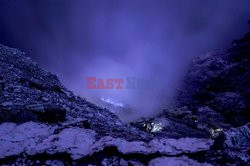 The sulfur mine near the Kawah Ijen volcano
