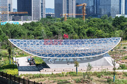 Subway Station Entrances And Exits Resembling Coffins in Hangzhou