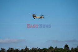 American helicopters are practicing in the Netherlands 