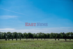 American helicopters are practicing in the Netherlands 