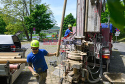 Drilling and exploratory work in Bad Schandau
