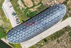 Subway Station Entrances And Exits Resembling Coffins in Hangzhou