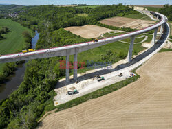 Saale bridge Bad Kösen under construction