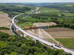Saale bridge Bad Kösen under construction