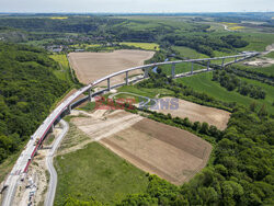 Saale bridge Bad Kösen under construction
