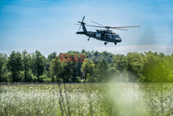 American helicopters are practicing in the Netherlands 