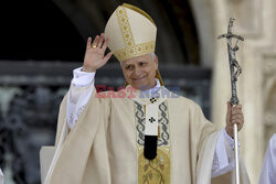 Pope Leo XIV officially opened his pontificate on Sunday