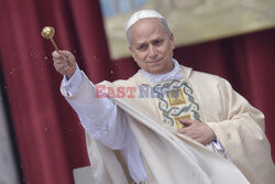 Pope Leo XIV officially opened his pontificate on Sunday
