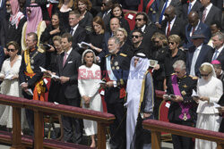 Pope Leo XIV officially opened his pontificate on Sunday