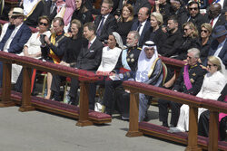Pope Leo XIV officially opened his pontificate on Sunday
