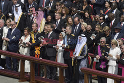 Pope Leo XIV officially opened his pontificate on Sunday