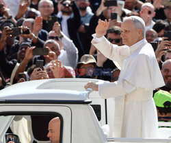 Pope Leo XIV officially opened his pontificate on Sunday