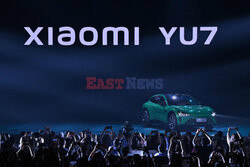 Launch of the Xiaomi YU7 SUV car in Beijing