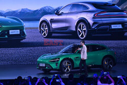 Launch of the Xiaomi YU7 SUV car in Beijing