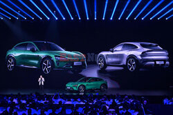 Launch of the Xiaomi YU7 SUV car in Beijing