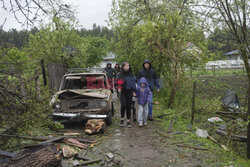 russian strike in Korostyshiv