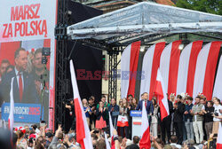 Organizowany przez Platforme Obywatelska "Wielki Marsz Patriotow"
