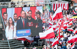 Organizowany przez Prawo i Sprawiedliwosc Marsz za Polska