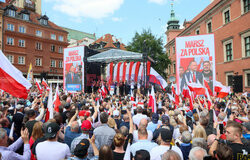 Organizowany przez Prawo i Sprawiedliwosc Marsz za Polska
