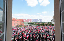 Organizowany przez Prawo i Sprawiedliwosc Marsz za Polska