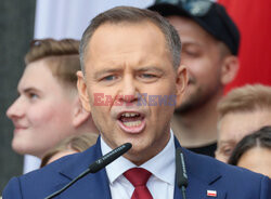 Organizowany przez Prawo i Sprawiedliwosc Marsz za Polska