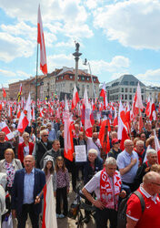 Organizowany przez Prawo i Sprawiedliwosc Marsz za Polska