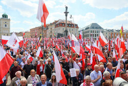 Organizowany przez Prawo i Sprawiedliwosc Marsz za Polska