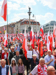 Organizowany przez Prawo i Sprawiedliwosc Marsz za Polska