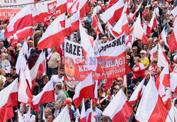 Organizowany przez Prawo i Sprawiedliwosc Marsz za Polska
