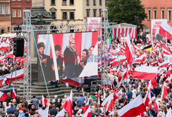 Organizowany przez Prawo i Sprawiedliwosc Marsz za Polska