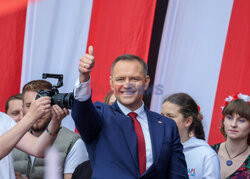 Organizowany przez Prawo i Sprawiedliwosc Marsz za Polska