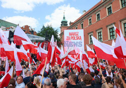 Organizowany przez Prawo i Sprawiedliwosc Marsz za Polska
