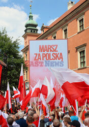 Organizowany przez Prawo i Sprawiedliwosc Marsz za Polska