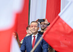Organizowany przez Prawo i Sprawiedliwosc Marsz za Polska