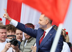 Organizowany przez Prawo i Sprawiedliwosc Marsz za Polska