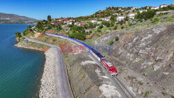 An aerial view of Touristic Diyarbakir Express